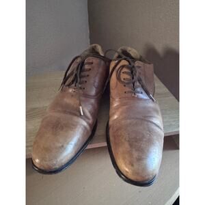 Aldo Men's Brown Leather Oxford Shoes Size 10.5